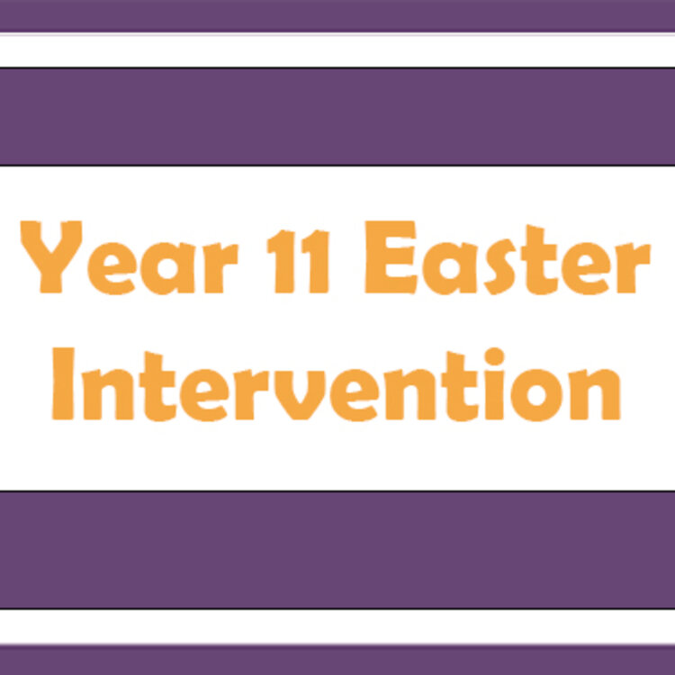 Image of Year 11 Easter Intervention Sessions