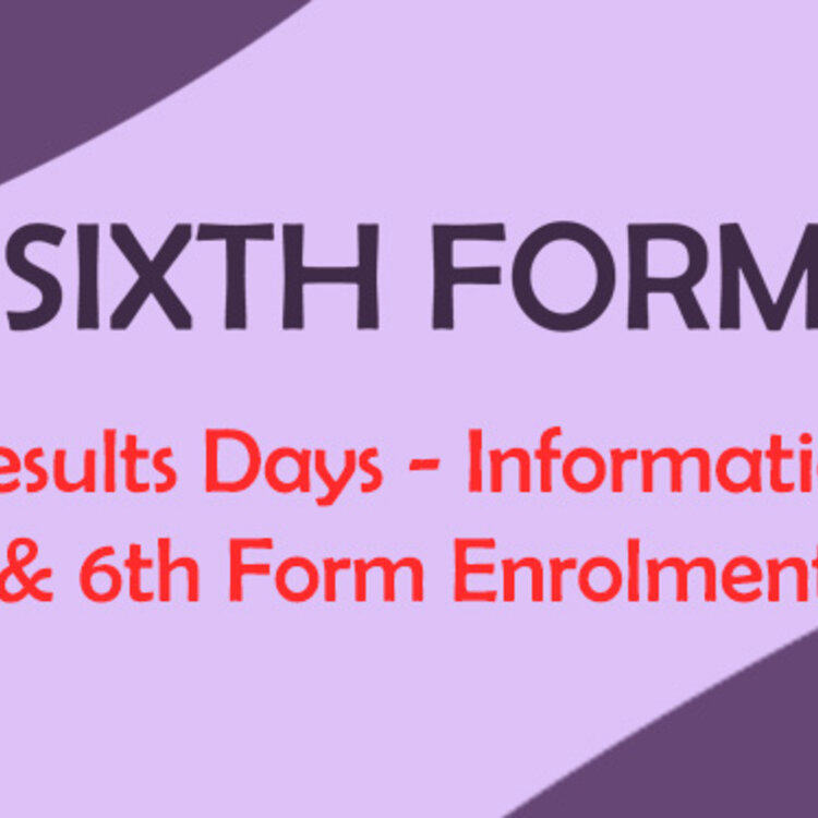 Image of Results Days Info & 6th Form Enrolment